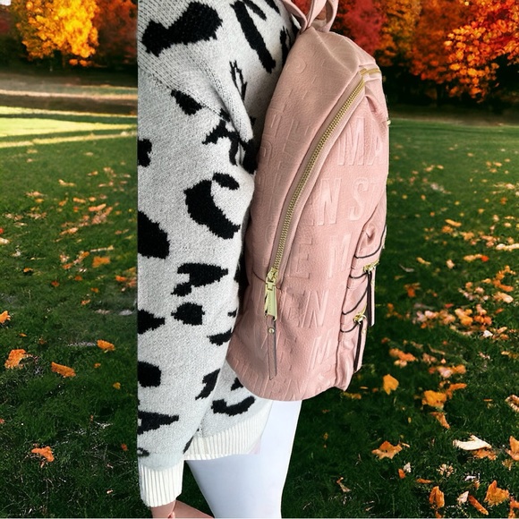 NWOT Steve Madden faux leather backpack large - Picture 2 of 6